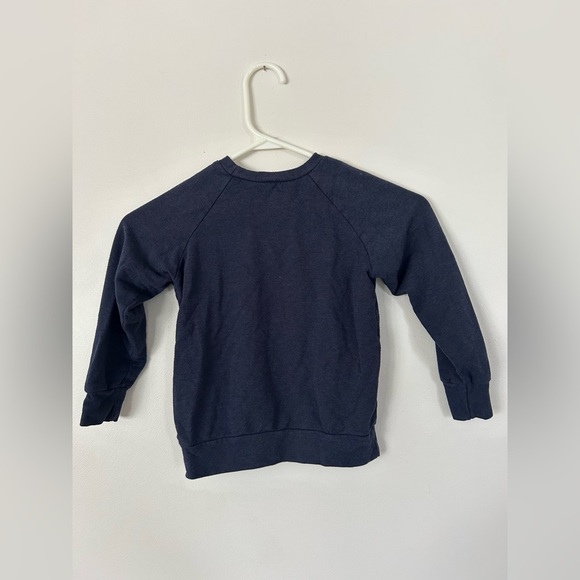 Posh & Cozy Navy “HANDSOME” Crew Neck 4T - Picture 6 of 6